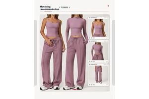 Top Trending Product Yoga Set for Women's New Arrival Top Fashion Women Yoga Set With Custom Logo Size and Colors