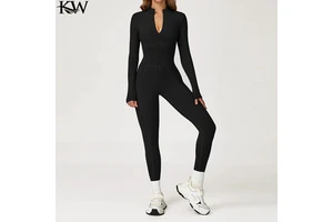 Sports Overalls Push Up Sporty Jumpsuit Woman Outfit Tracksuit Gym Set Yoga Clothes Sportswear Pink Green Grey Purple Orange New