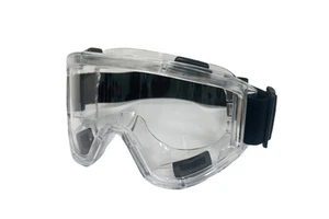 CE EN166 Comfortable Wide Vision Safety Glasses Anti-Fog PC Lens Working Eye Protection Goggles with Side Shield
