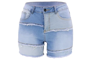 Hot Sale Sexy Women Ripped Short Denim Jeans Summer High Waist Denim Shorts for Women