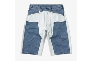 Customized Men's Casual Denim Shorts Summer Double Knee Carpenter Shorts Men Denim Jean Shorts for Men