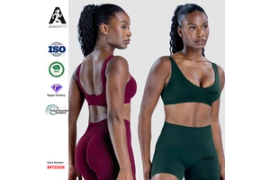 For New U-shaped High Support Crisscross Straps Push Sports Bra Beauty Back Running Outdoor Training Fitness Shockproof Bra
