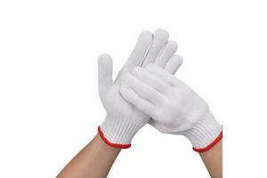 900g Full Cotton Gloves Wholesale Non-slip Wear-resistant Padded Hand Protection For Construction Site & Steel Plant Labor Use