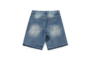 New Style Formal Denim Shorts for Men High Quality Wholesale Price Slim Fit Front Pocket Quick Dry Spandex/Cotton Sale