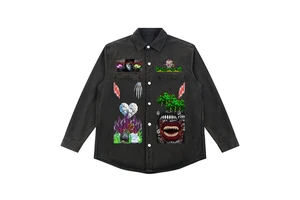 Vintage Washed Regular Model Moderate 100% Cotton Denim Jacket for Unisex 10.8 Oz/yd (367g/m)