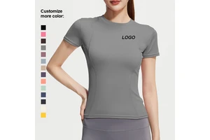 Summer Breathable Tank Top Lightweight Yoga Shirts Quick Dry Seamless Design Plus Size Options for Fitness Training Short