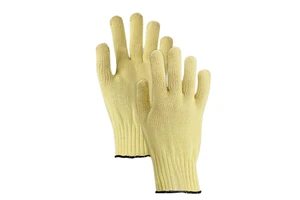 Competitive Durable Tear-Resistant Anti-Fire Flame Retardant Cut-Resistant Pure Aramid Fiber Yellow Sterile Work Safety Gloves