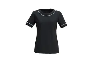 Black Cut and Sew E-3121 (S) Yoga Top