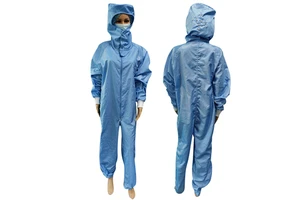 ALLESD Competitive Price Dust Proof Comfortable Cleanroom Garment ESD Jumpsuit ESD Suit