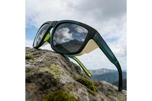 OEM Unisex UV400 TAC Lens Polarized Sunglasses Removable Side Shields Outdoor Sports Fishing Climbing Baseball Eyewear