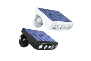 Light-emitting Diode Solar Safety Lamp for Outdoor Decoration with Motion Sensor in 3 Modes, Waterproof Lamp, Garden Night Light