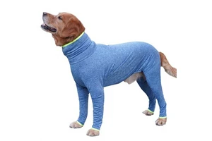 Large Dog Full Body Pajamas Jumpsuit Golden Retriever Labrador Lightweight Pet Apparel Breathable Soft Sleeping Wear Indoor