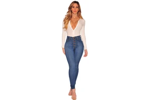 Plus Size Ladies Jeans for Women Flared Casual Style Breathable Denim Loose Fit Sizes USA 2XL to 8XL for Summer