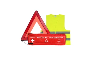 CE ISO 13485 F-D-A Auto Use Safety Vest Warning Triangle Car Tools Kit Traveling Universal Car Roadside Emergency Survival Kit
