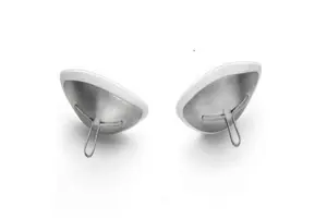 Laser Patient Eye Protection Ocular Shield with Handle Stainless Steel Chemical Resistant Medical Use