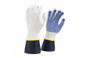 Reliable Long-term Supply PVC Dotted Safety Gloves Breathable Working Hand Protection Gloves for Global Wholesale Market