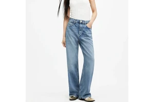 2026 Wholesale High Quality Vintage Summer Casual Women's Denim Jeans High-Waisted Regular Fit Straight Leg