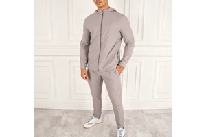 BINBEIER Tracksuits For Men Athletic Pants Set Quick Dry Comfortable Workout Wear For Training Outdoor Windbreaker Jacket Set CE