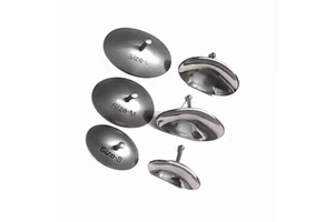 DERMISPRO INSTRUMENTS Surgical Corneal Eye Shield Protectors Stainless Steel Manual Surgical Kit Set Class II 6 Pairs