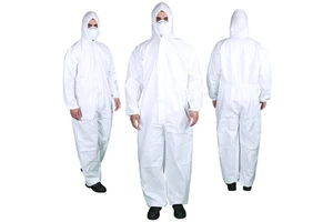 Cat III Microporous Antistatic Nomex Safety Workwear Cleanroom Lab Industry Hazmat Disposable Coverall for Construction Painting