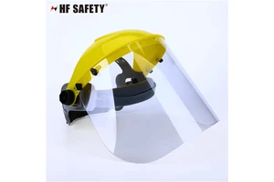 Removable Design Safety Mask Adjustable Headwear with Transparent Face Shield Keep Face and Eye off Dangers