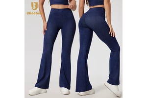 2025 Women's Sports Shorts Loose Style High Waist Straight-Leg Denim Trousers Jeans