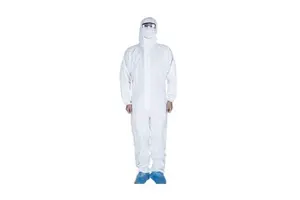High Density PP/SMS/Microporous Fabric Anti-static Disposable Coverall Protecting Suit with Hood Mechanic Coveralls