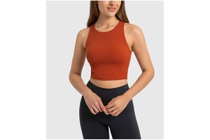 Hot Sale Women Round Collar Yoga Crop Top Yoga tank Tops Yoga Bra