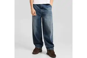High Quality Comfortable Men Plus Size Mid Waist Breathable Jeans Casual Wear Lightweight Hot Sale Fully Customized