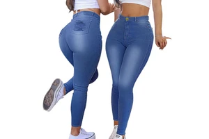 High Waist Denim Jeans for Women Slim Stretch Skinny Bodycon Jean Ladies Casual Plus Size Pencil Pants S-3XL