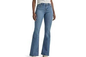 2026 New Style High Quality Solid Color Women's Denim Casual Jeans Wide Leg Flared Pants Vintage Retro Spandex