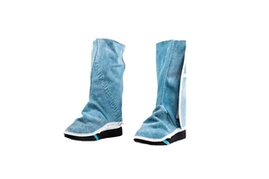 Leather Safety protection split cowhide leather leg guard shoe cover welding spat