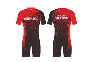 Custom Roller Speed Skating Suit Running Jumpsuit Track and Field Uniform Triathlon Rowing Unisuits Cycling Jumpsuit for Adult