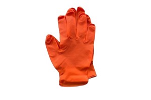 Industrial Grade Diamond Grip Nitrile Glovees CE Standard Disposable Heavy Duty Glovees Thick Nitrile