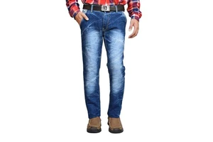 Wholesale High-Quality Plus Size Custom Straight Denim Jeans Men