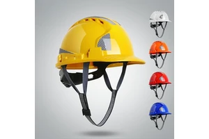 Factory Direct ANSI ABS V-Gard Full Brim Construction Carbon Fiber Hard Hat CE Industrial Protective Safety Helmet for Workers