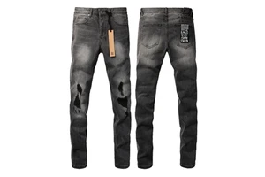 Street Men's Designer Pencil Pants Jeans High Quality Original Elastic Denim Fabrics Stonewashed Light Jeans
