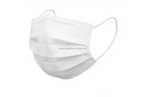 White Non-Woven Protective TUV Certified 99% Filtration Adjustable Nose Clip Disposable Adult Safety Face Mask WANG CHANG