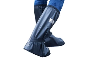 Men's & Women's Waterproof Non-Slip Rain Shoe Covers Thickened Outdoor High-Tube Portable Rain Boots Wear-Resistant Outer Wear