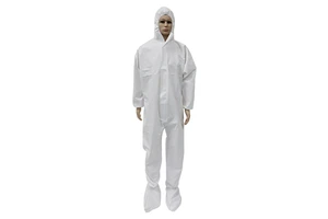 Junlong Factory Northern Classic Type 5/6 Disposable Microporous Coveralls for Cleanroom Use Anti-Static Waterproof ISO13485