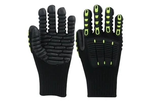 Wear-Resistant Safety Gloves Anti-Vibration Shock Absorption Stab-Resistant Features Special Rescue Protection for Coal Mining