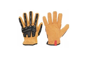 High Performance Safety Gloves Heavy Duty Welding Construction Strong Grip Heat Resistant 12INCH Powder-Free Leather Protective