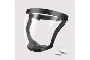 Transparent Full-Face PC Face Shield with Anti-Fog Filters Splash-Proof and Windproof Eye Protection