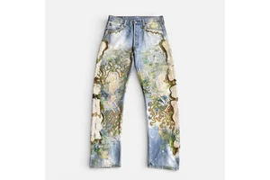 DiZNEW Mens Jeans Custom 2026 New Fashion Fully Embroidered Top Quality Luxury Designer Denim Pants Jeans Men