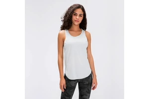 Keep a Stock Fitness Women's tank Tops Women Yoga Vest Solid Color Sleeveless Quick Dry Breathable Running Workout Top
