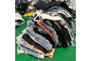 Second Hand Low Waist High Waisted Denim Shorts for Women Market Mixed Bales Supplier Used Denim Shorts Bulk Used Clothing