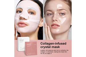 Private Label Organic Biological Hydrogel Collagen Gel Mask Deep Anti-Aging Firming Skin Care Face Mask
