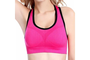 Women's High Support Plus Size Sports Bra for Gym Fitness with Customizable Sizes & Colors and Front Logo Option