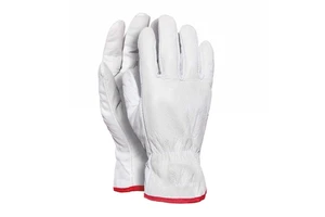 Customizable Logo Leather Safety Working Gloves New Style Oil Resistant Anti-Chemical Non-Slip Durable Anti-Static Silicone-Free