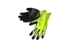 Industrial Building Safety Nitrile Protective Mechanical Construction Anti Slip Working Reflective Gloves
